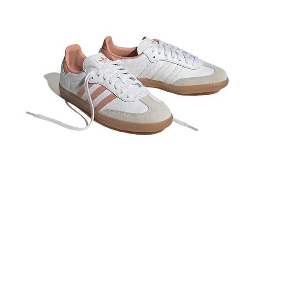 ❌SOLD❌Adidas Originals Samba OG (FTWR WHITE/WONDER CLAY/CRYSTAL) Women's Shoes - Picture 3 of 5